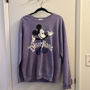 Disney Purple Mickey Mouse Women's Sweater